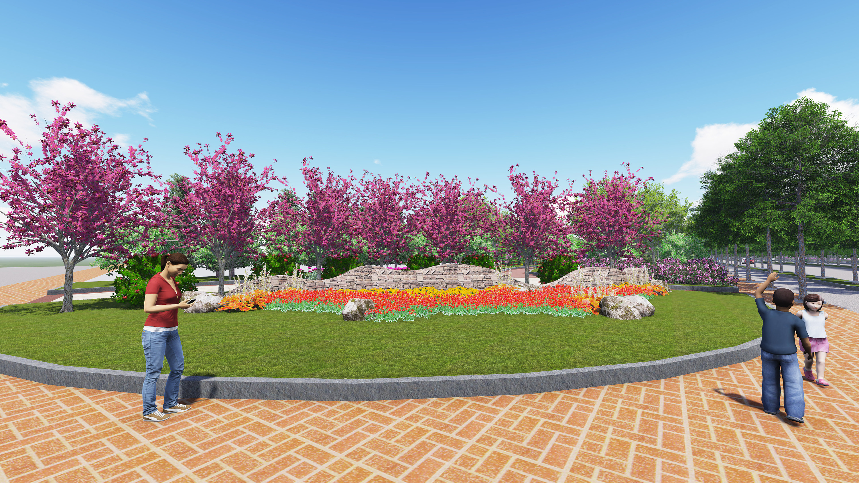 城市道路兩側(cè)景觀設(shè)計(jì)的美學(xué)與生態(tài)融合